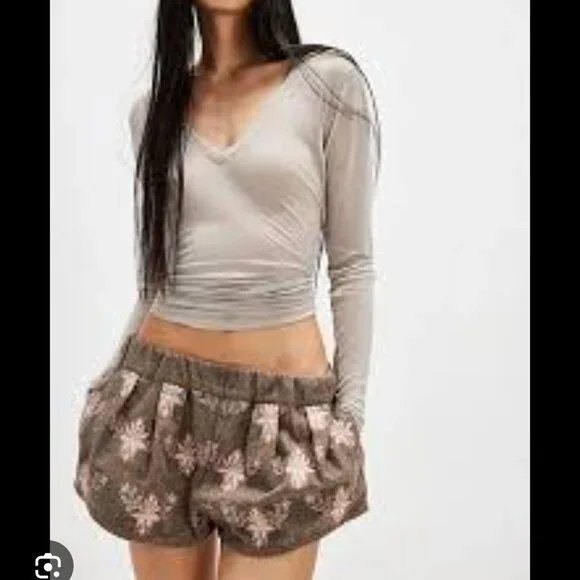 NWT Free people Bali Western Skies Embroidered shorts - Picture 2 of 6